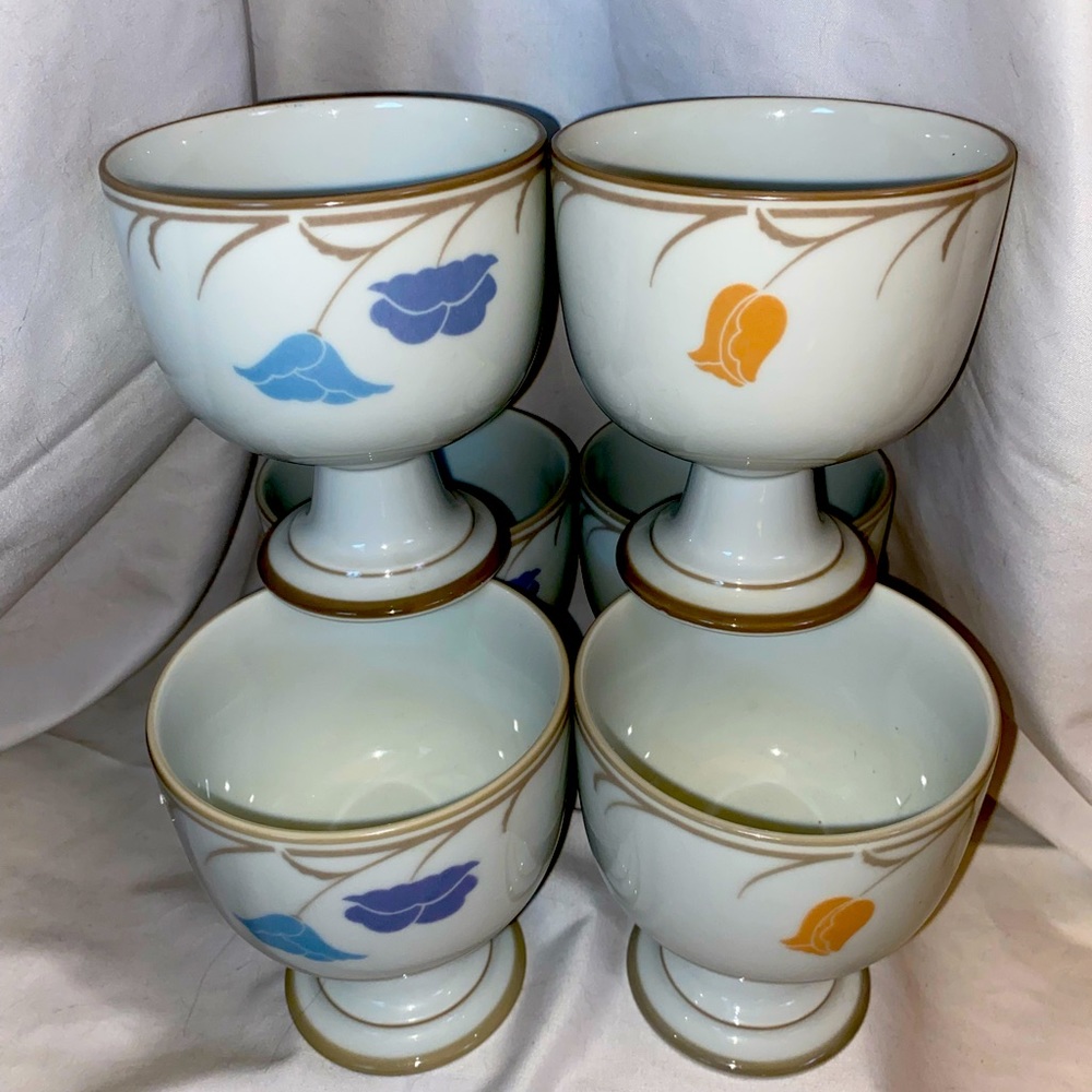 Vintage Dansk Tivoli Belles Fleurs BT, Goblet or Footed Sherbert Dish